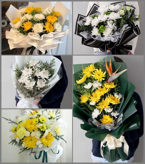 湖南郴州永兴县樟树乡白事花束代送